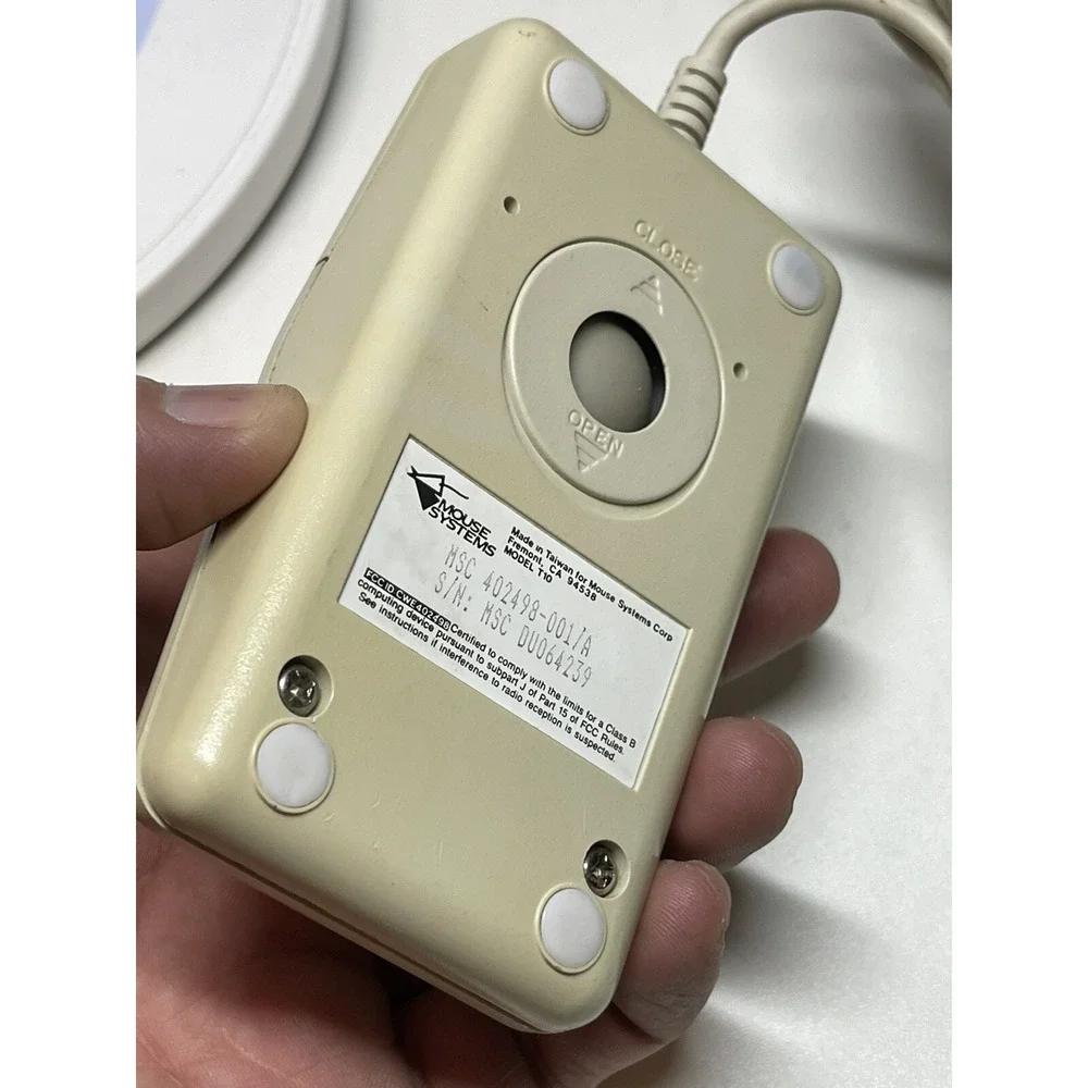 Mouse Systems Model T 10 MSC 402498- 001/A Trackball for vintage Macintosh (21)